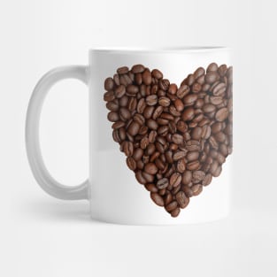 For the Love of Coffee in a Heart Shape Mug